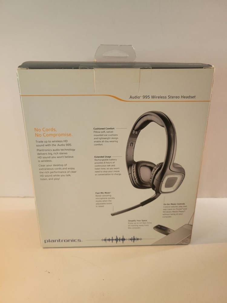 Plantronics .Audio 995 Black Headband Headset