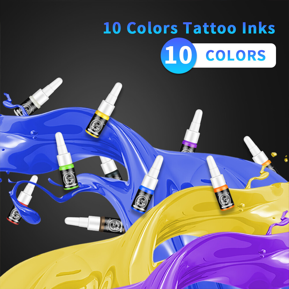 Wireless Tattoo Machine Kit Adjust Stroke for Beginner & Professional Artists