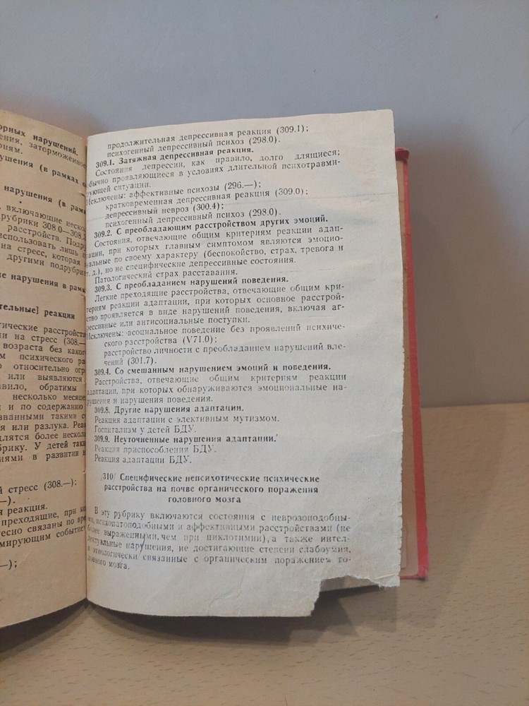 Soviet Book Samizdat Psychiatric Disorders ICD 9. Moscow 1982.