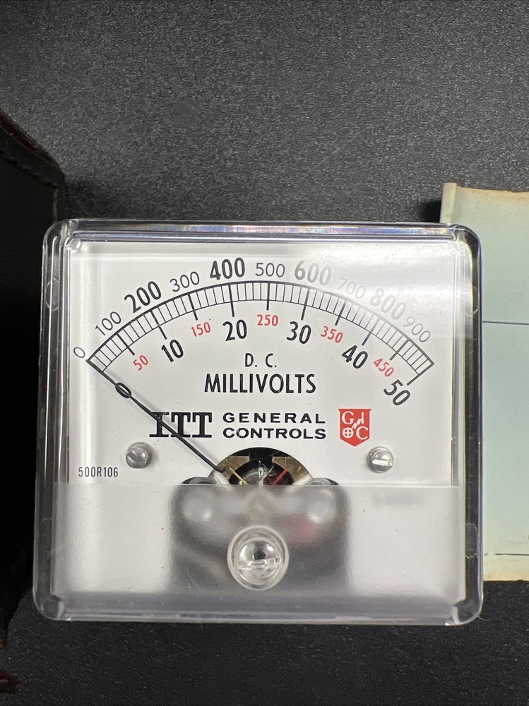 Vintage General Controls Millivoltmeter