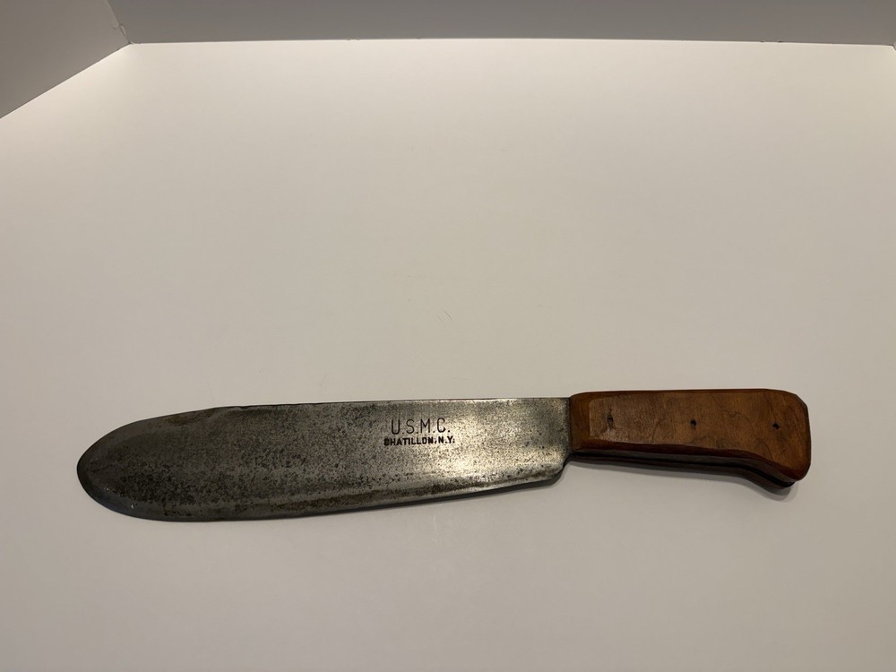 WW2 USMC Bolo Machete Chatillon NY Vintage Knife