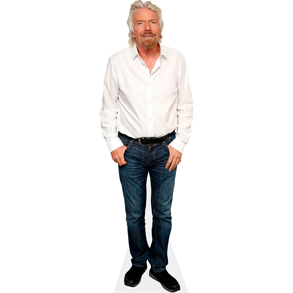 Richard Branson (White Shirt) Mini Size Cutout