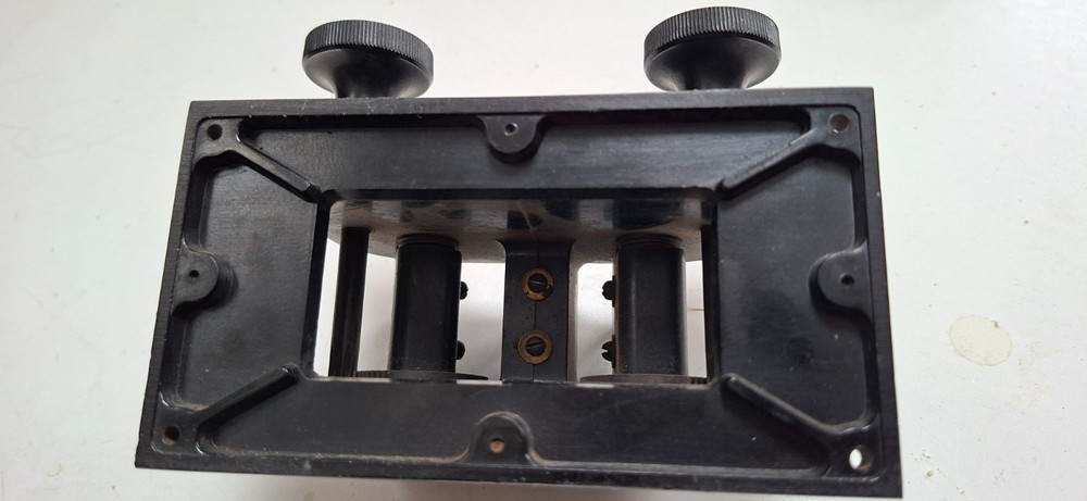 British made Burndept swinging coil holder.