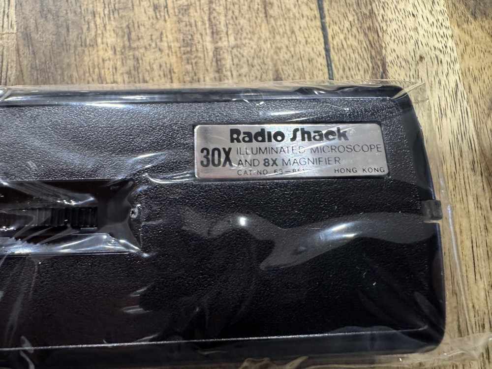Radio Shack Microscope NIP 30X Illumination