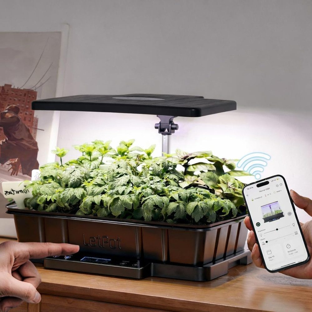 Smart Seed Starter Kit with LED Light, Humidity Dome & App Control
