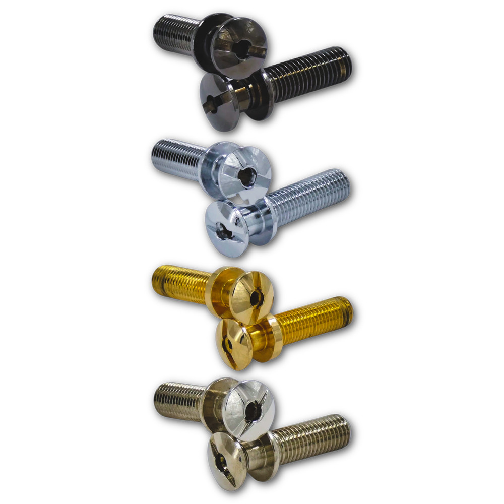 Advanced Plating High Performance Locking Stop Bar Tailpiece Studs (Domed)