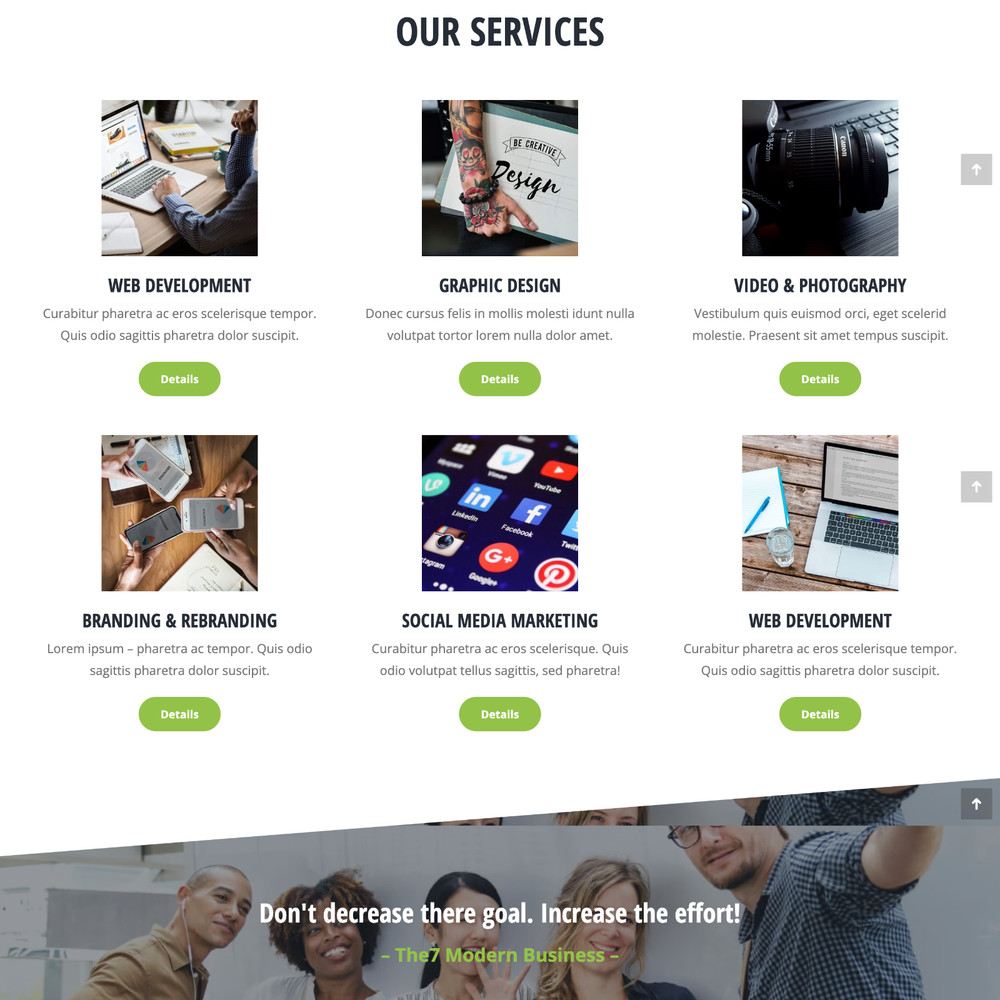 Modern Business Website Design with Free VPS Web Hosting and Installation
