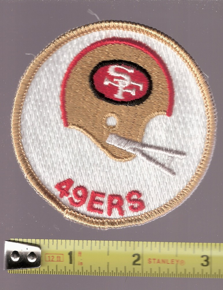 VINTAGE  San Francisco 49ers 3 inch patch - Two Bar