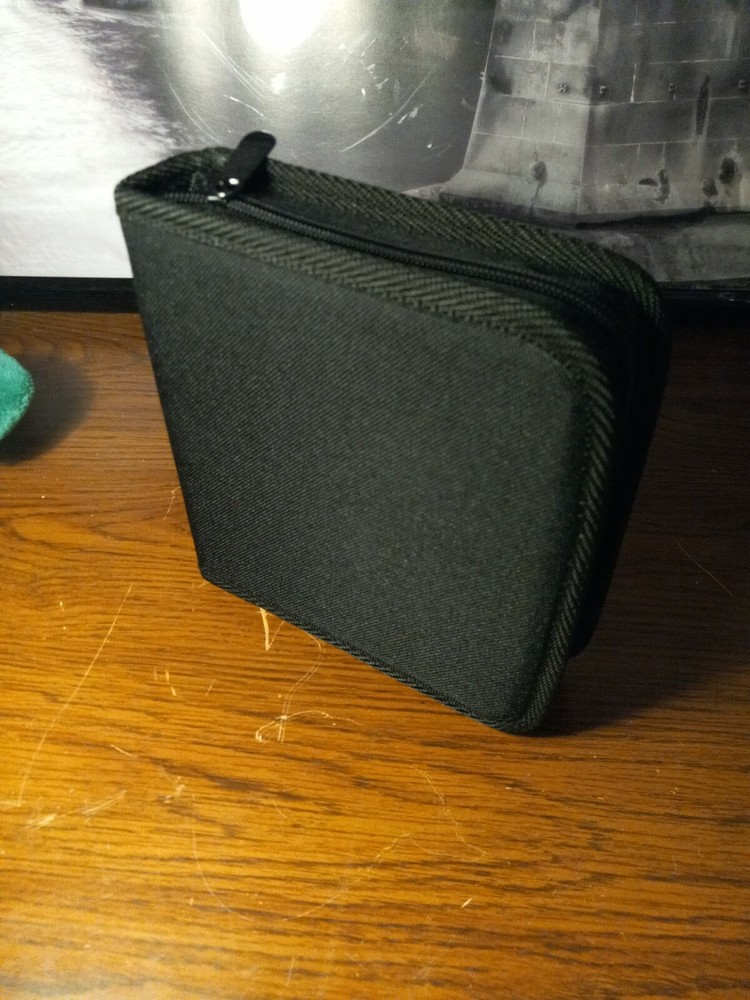 CD DVD Storage Carry Case 24 Disc Capacity Wallet CD Storage Carrying Case