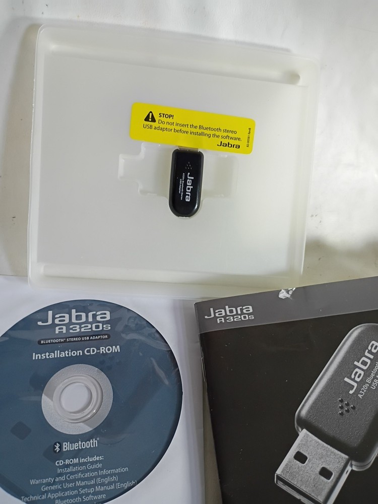 Jabra A320s USB Bluetooth Adapter Class 1 - Open Box, Complete, Box Wear