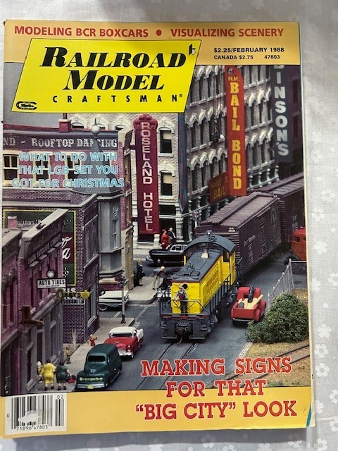 Railroad Model Craftsman 1988