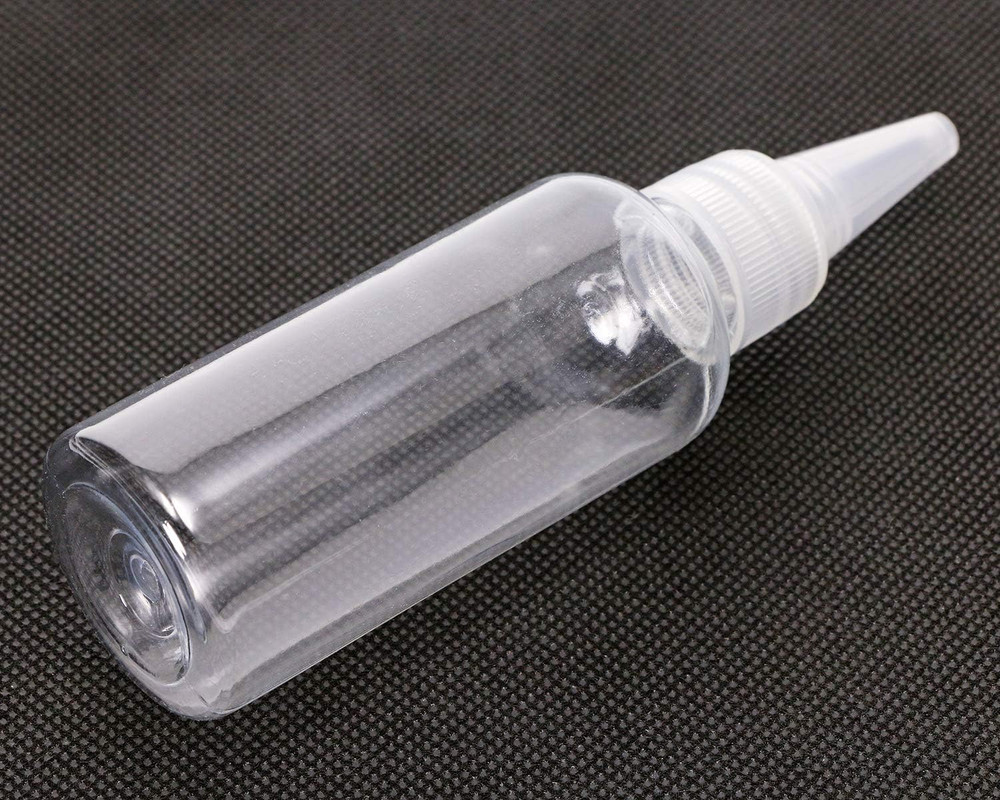 2Oz Plastic Squeeze Bottles 8Pcs Small Clear Empty Squirt Bottle with Leak-Proof