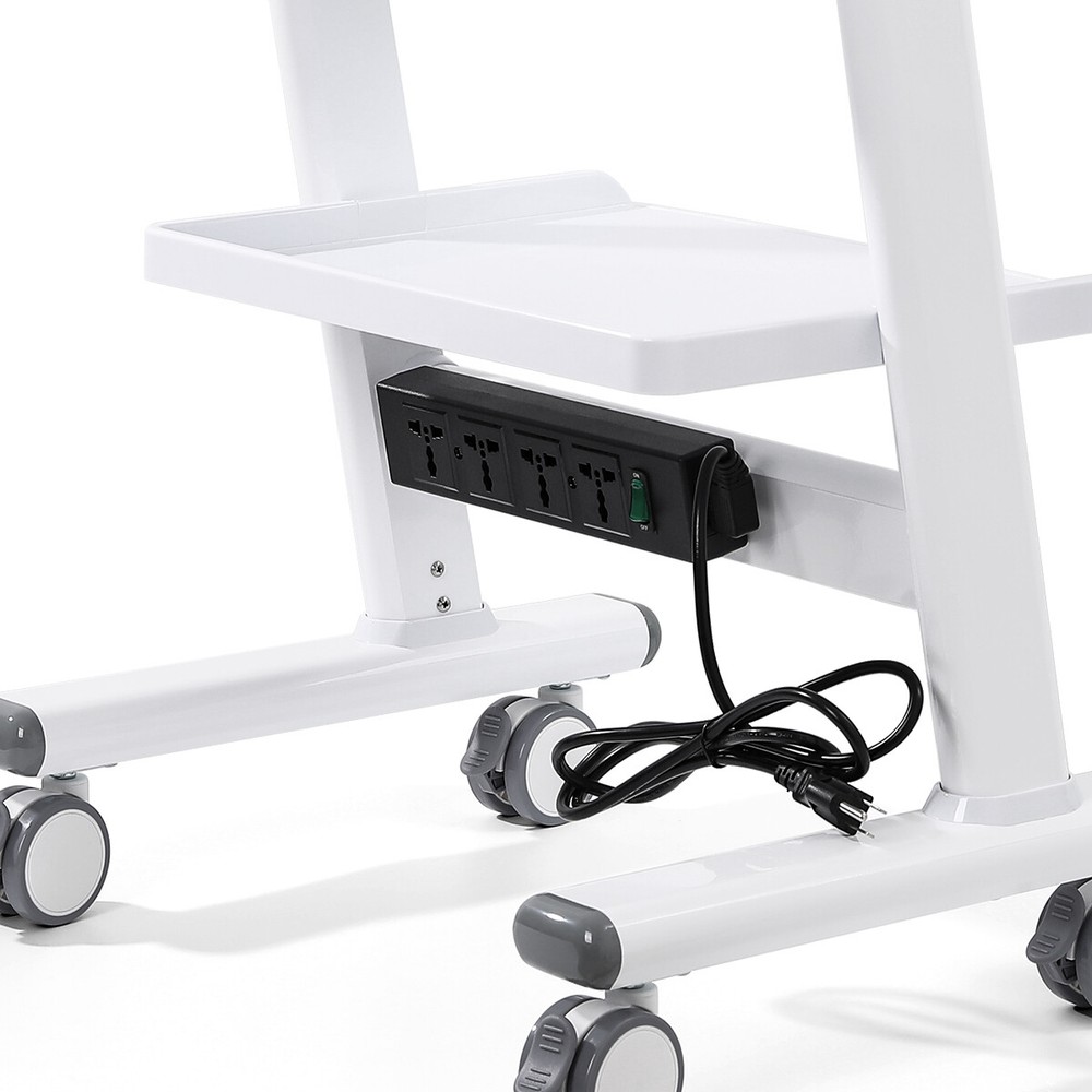 3Layer Dental Mobile Cabinet Trolley Built-in Socket/Trolley & Auto-water System
