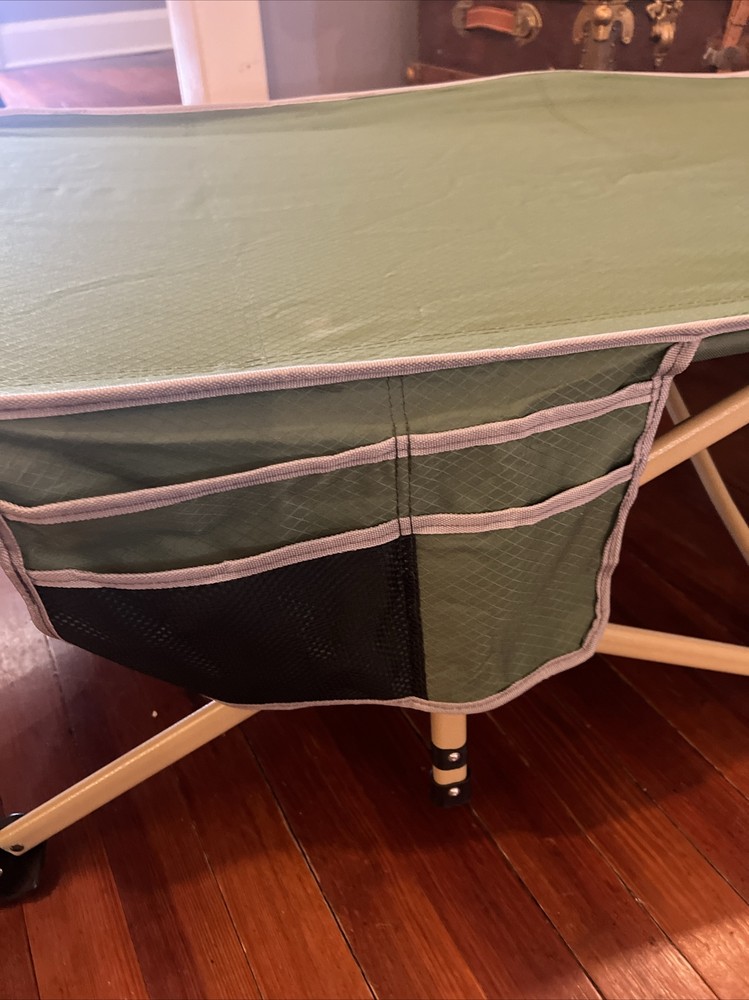 Sportneer Camping Cot, Sleeping Cot 2 Side Pockets 450LBS(Max Load) Camping