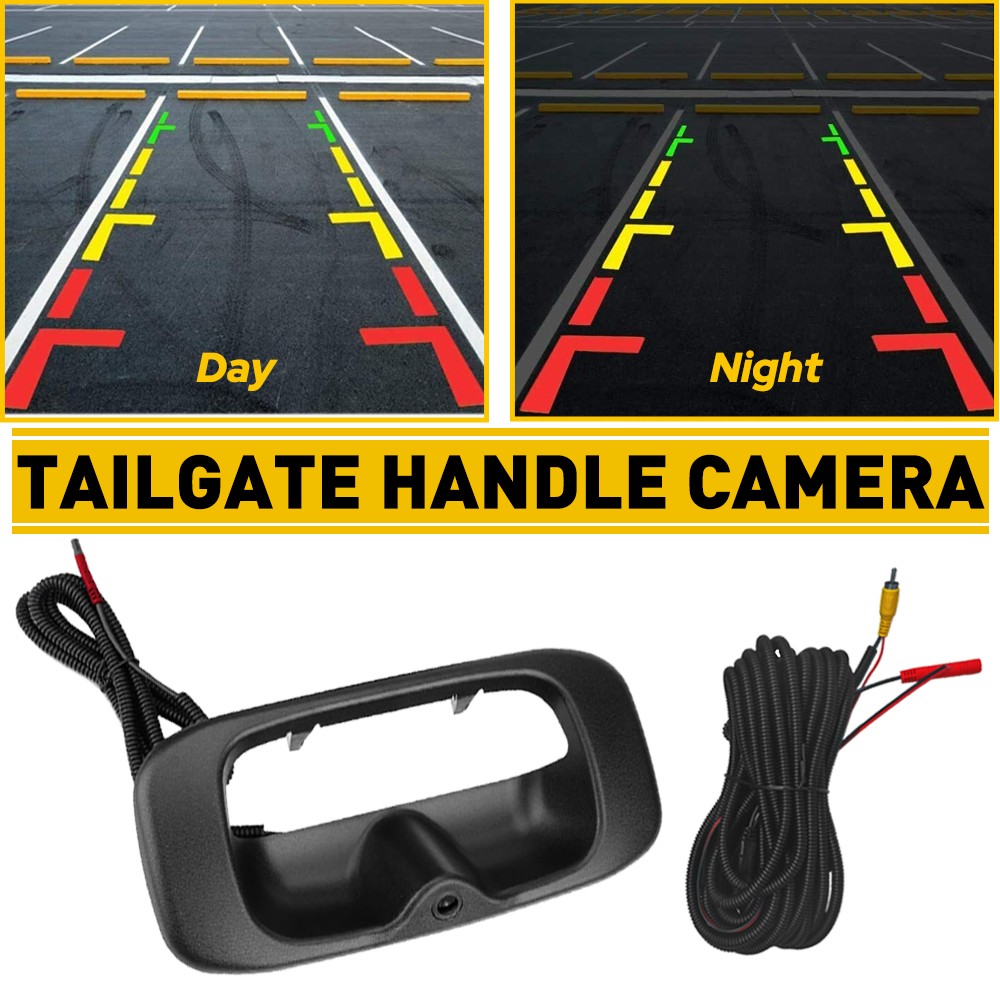 FOR CHEVY SILVERADO 1999 2000 2001-06 TAILGATE Door HANDLE REVERSE BACKUP CAMERA