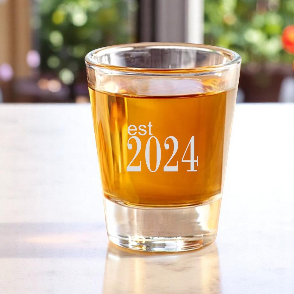 2oz Est 2024 Shot Glass