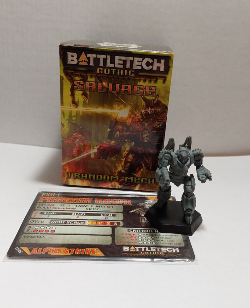 Battletech Gothic - Phoenix Hawk *Mech & Cards* - Catalyst Game Labs