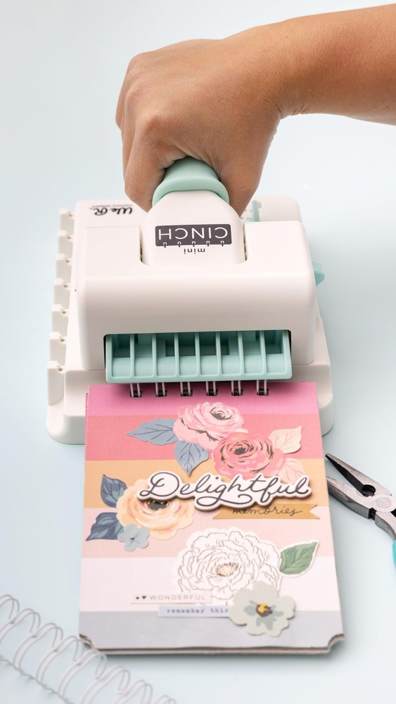Mini Cinch Bundle Includes Book Binding Machine, 16 Wires, Wire Cutters, and ...