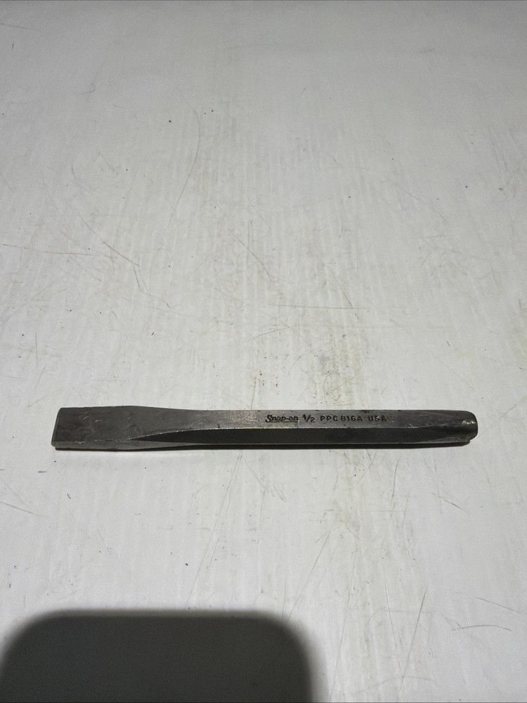 Snap On 1/2" Flat Tip Chisel 6" Long PPC816A