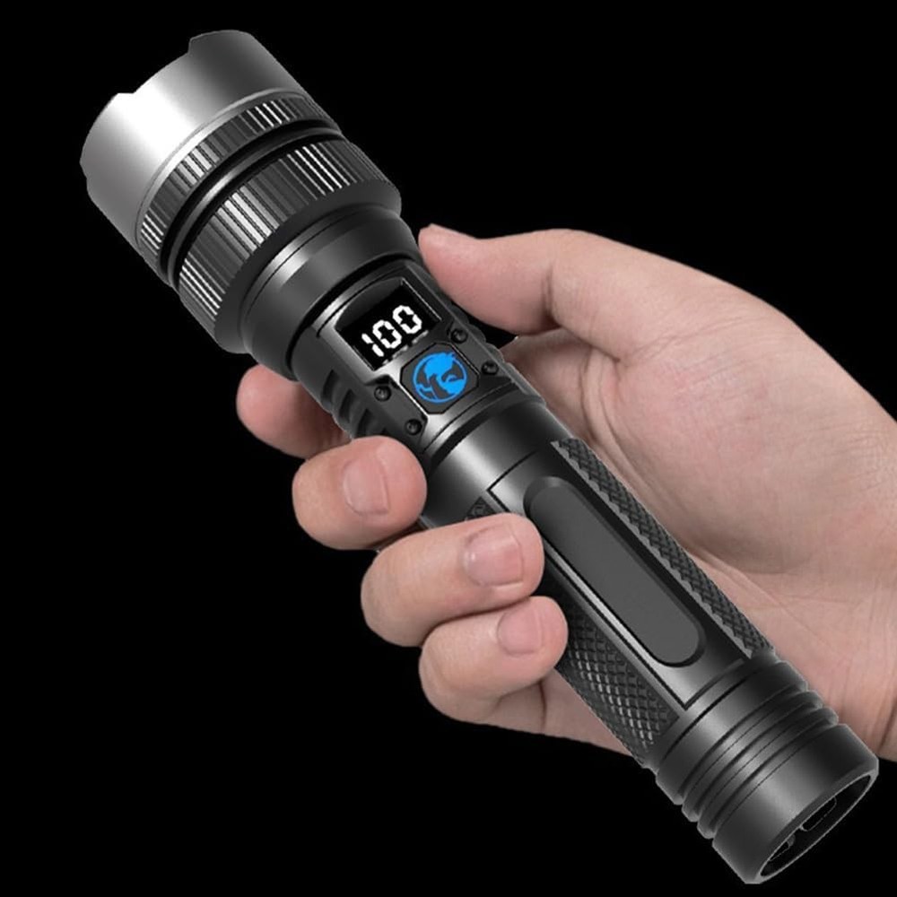 LED Flashlight 500 Lumens Rechargeable Flashlights  for Home Emergency
