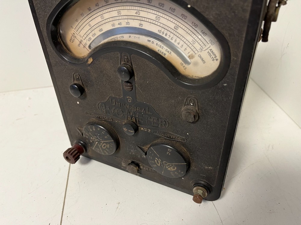 Vintage AVO Model 8 Universal Avometer Multimeter - Untested, As-Is