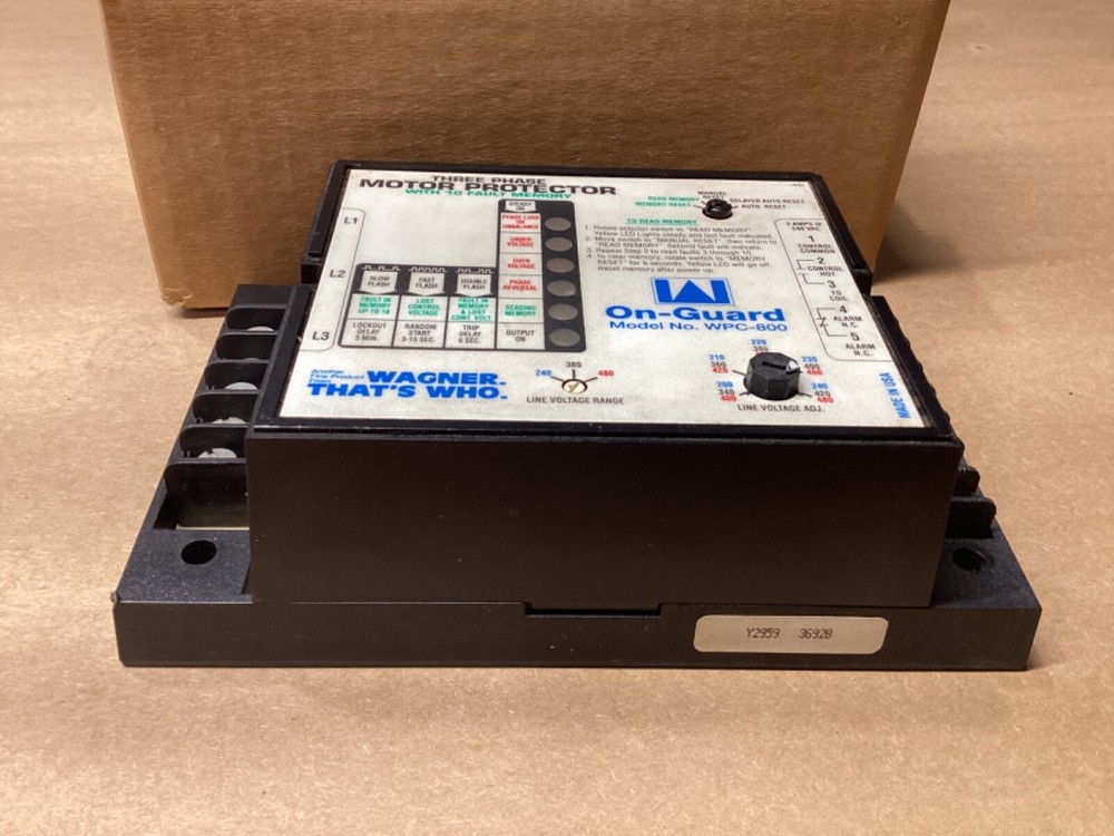 Wagner On Guard WPC-800 3 Phase Motor Protector #113A103PR2*CO