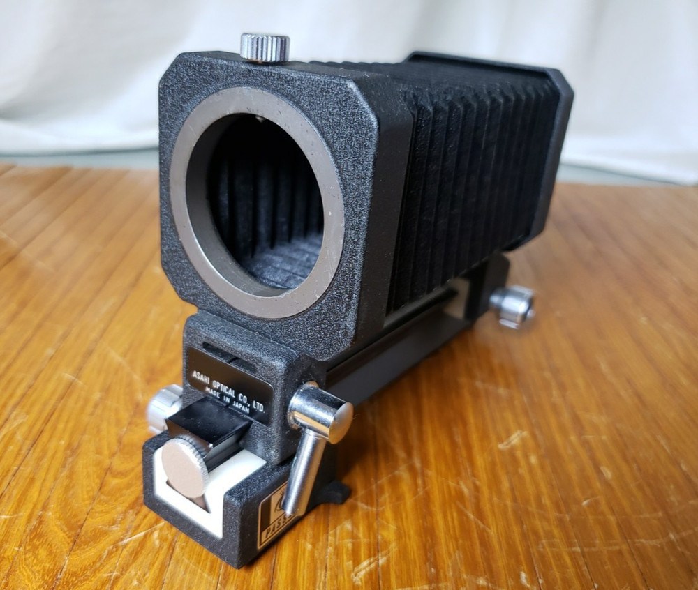 Asahi Pentax Bellows Unit II Optical Macro Extension Auto Single Rail