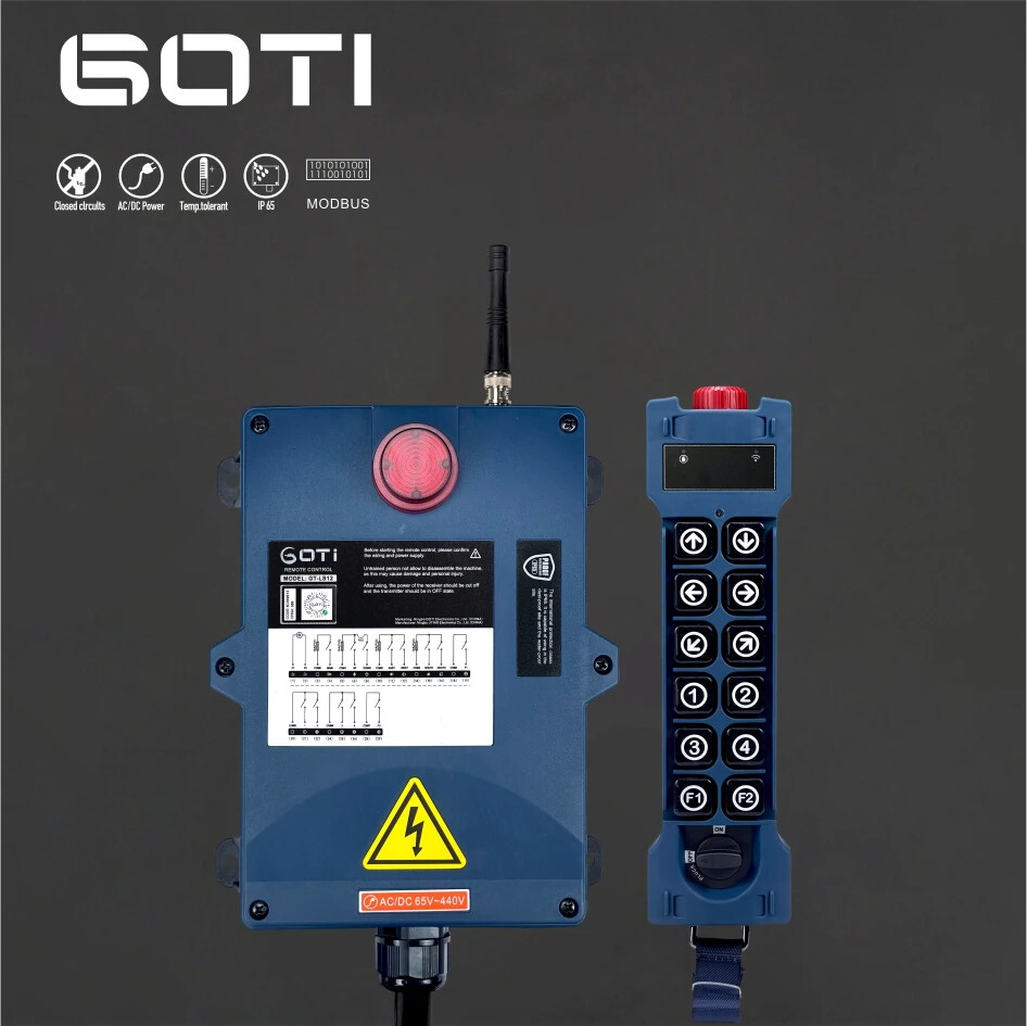Wireless Remote Control 12 Buttons Transmitter For Crane Hoist Truck Controller
