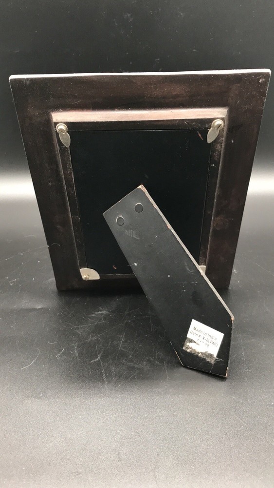 Metal Rustic Tarnished -Look Scroll Picture Frame 3.5” x 5.5” Opening