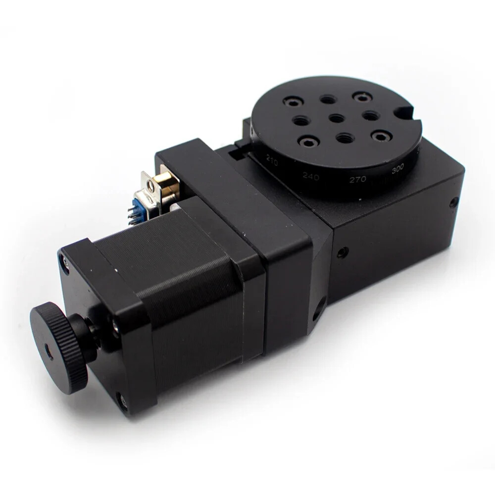 Motorized Rotary Table Diameter 60MM Precision Indexing Table 360° Y200RA60