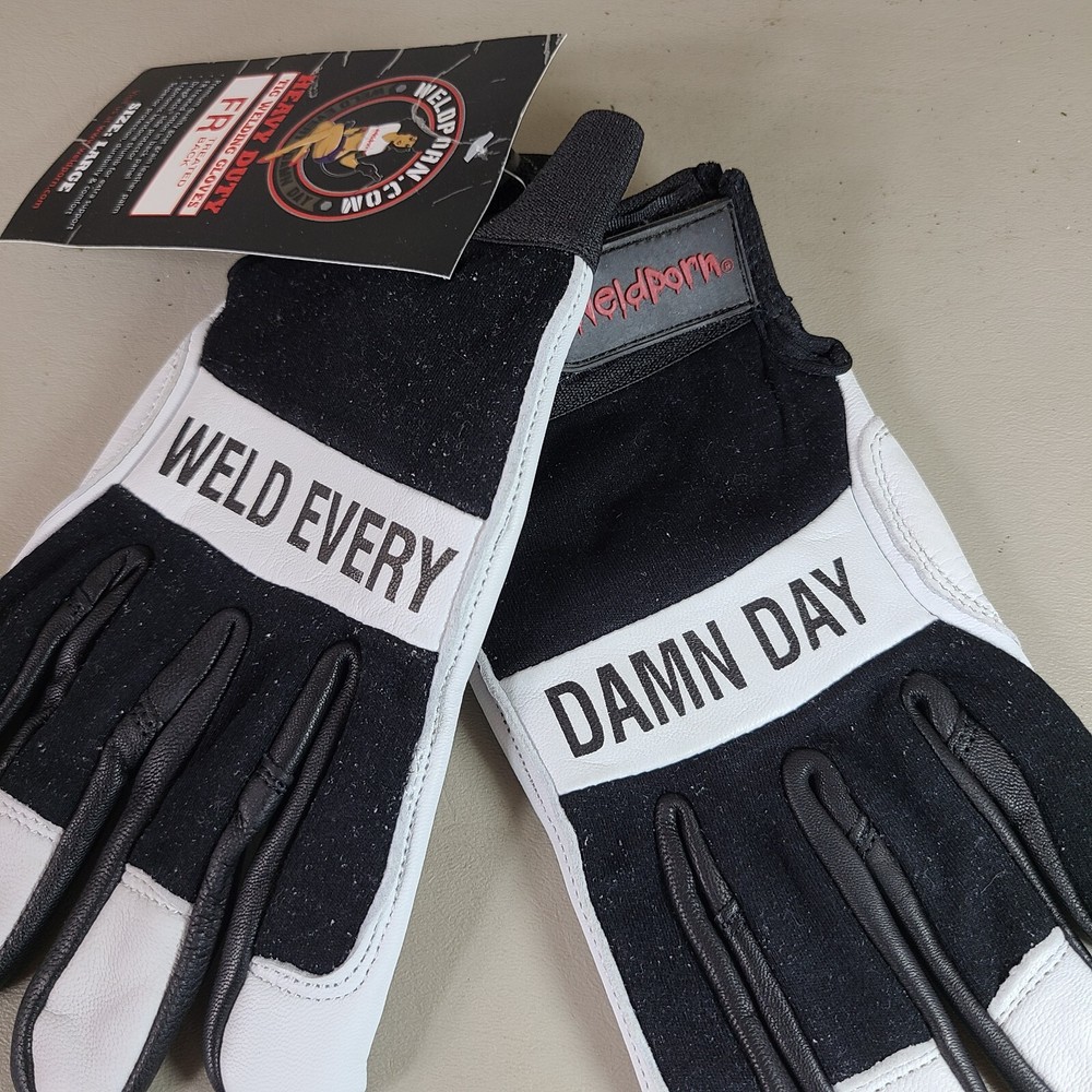 WeldPorn Welding Gloves Leather Made With Kevlar Large