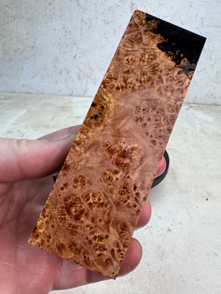 Stabilized Maple Burl Knife Blank or Turning Blank | SMB 1202