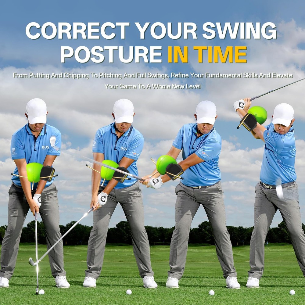 The Connector Golf Training Aid in Improving Hand Positioning, Smart Ball Gol...
