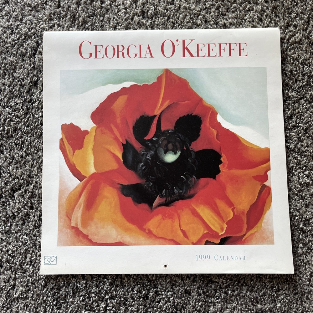 Georgia O’Keeffe Wall Art  Calendar From 1992