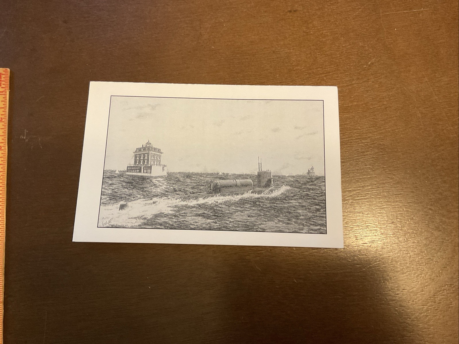 Welcome Aboard USS ARCHERFISH SSN 678 Handout Pamphlet Vintage