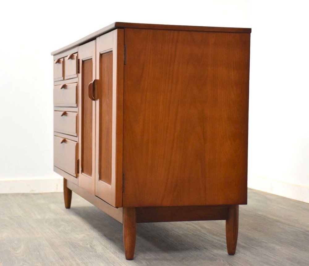 Mid Century Modern Chestnut Credenza