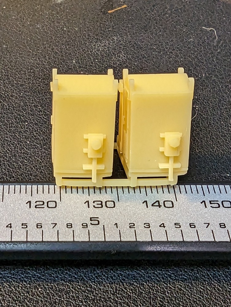 n scale electrical track side control boxes set of 6