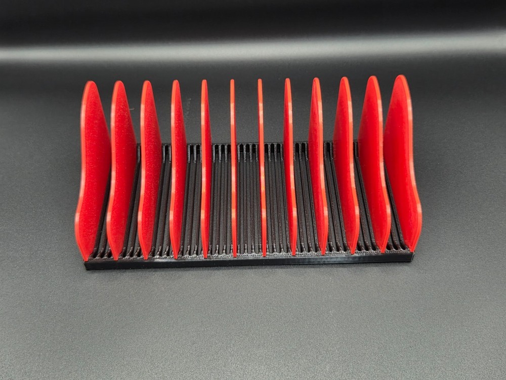 Adjustable 11 Slot Plier and Wrench Organizer for Toolboxes