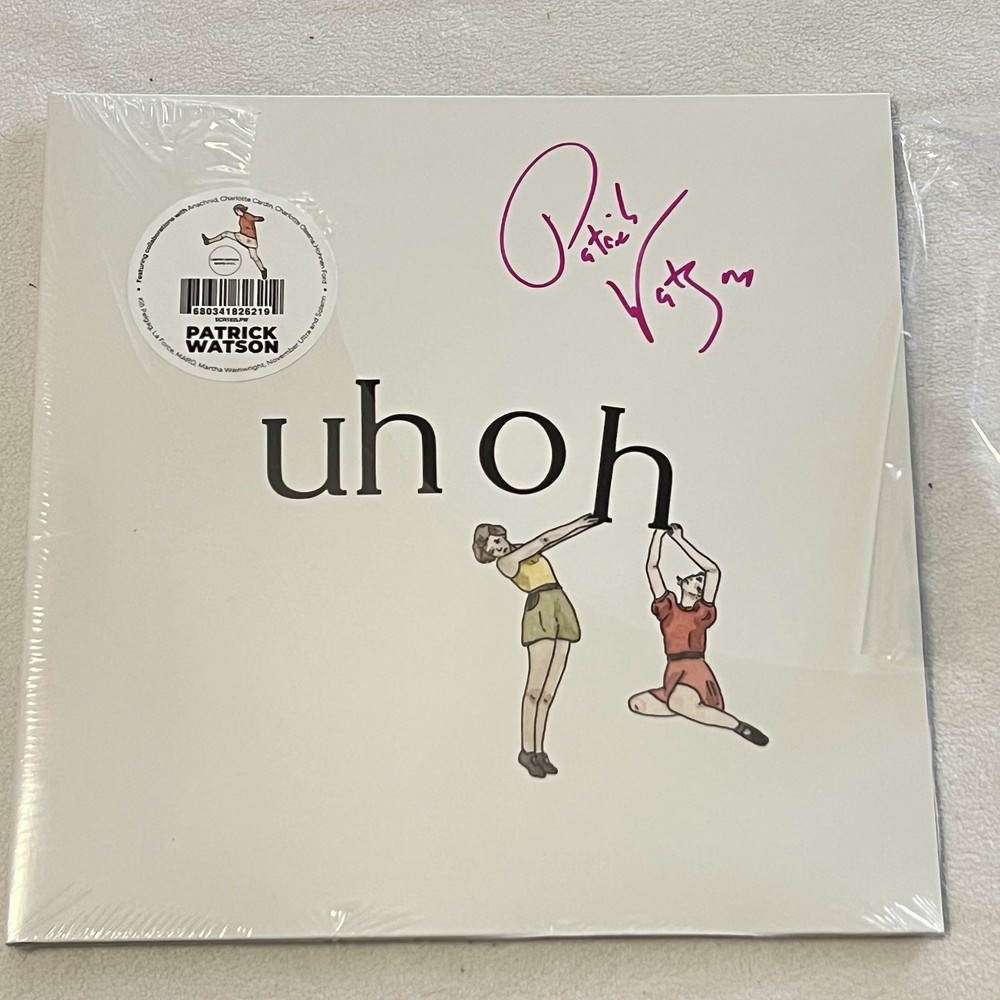 Patrick Watson SIGNED Uh Oh White Colored Vinyl Limited Edition /200