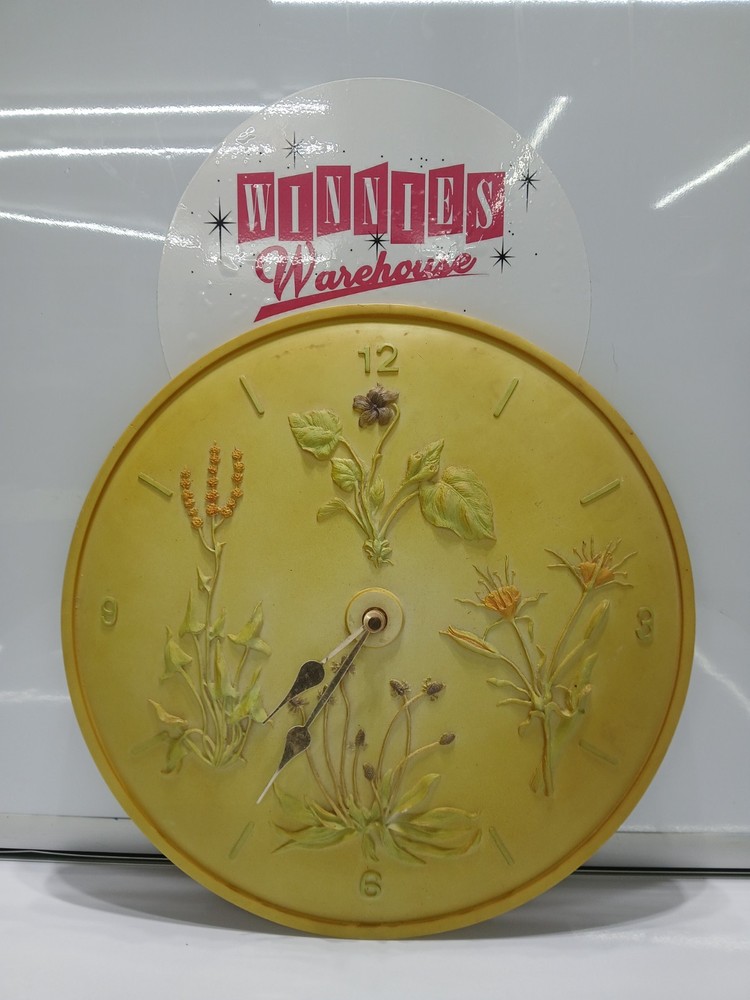 Wild Thyme Wall Clock