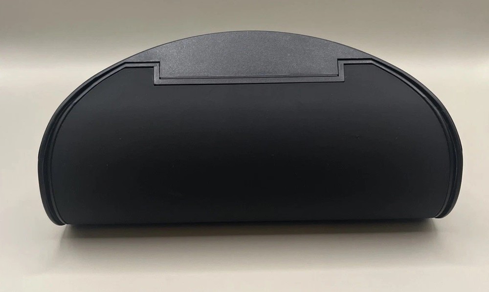Armani Exchange Black Hard Shell Eyeglass Case AX Logo Clamshell Protector