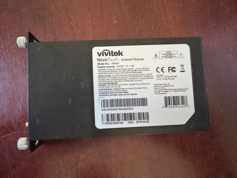 Vivitek NovoTouch Android Module Model VKA05 with Antenna
