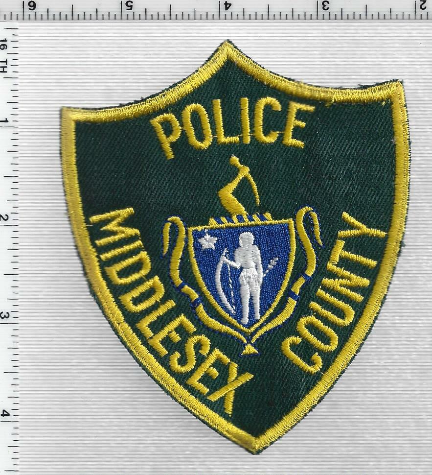 Middlesex County Police (Massachusetts) 2nd Issue Uniform TakeOff Shoulder Patch