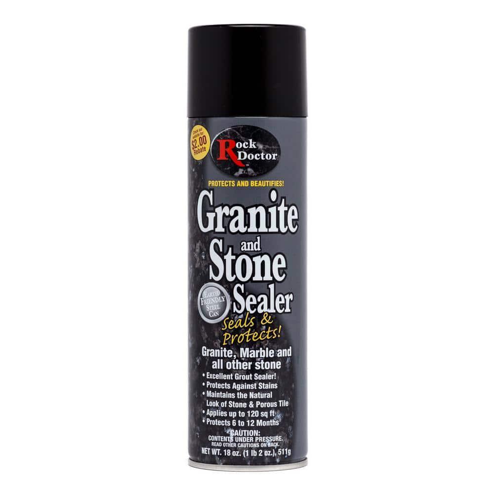 Granite Sealer 18 oz Natural Stone Protector Marble Countertop Water-Based Spray