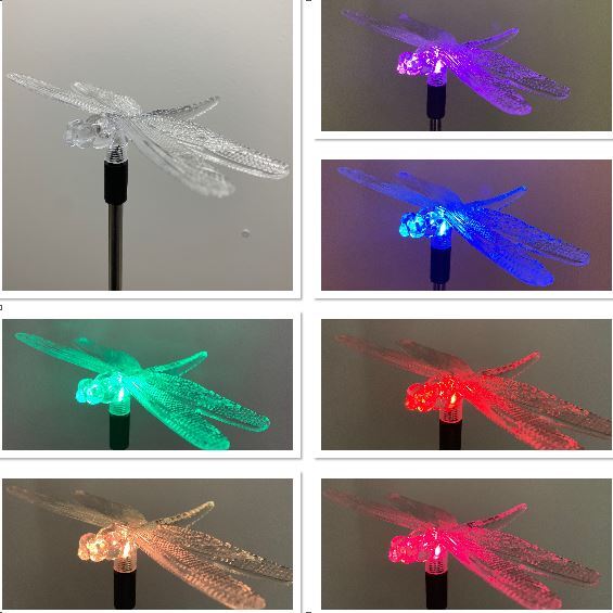 Garden Decoration Solar Powered Color Changing Lawn Stake Light