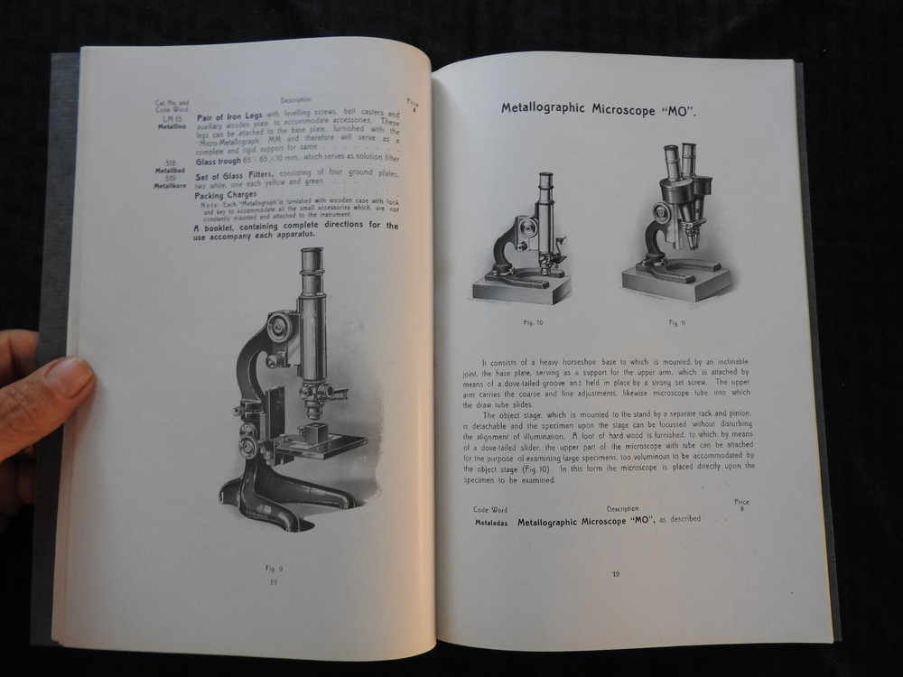 1925 E. Leitz Microscopes Accessory Apparatus Grinding Machines Catalog NEW YORK