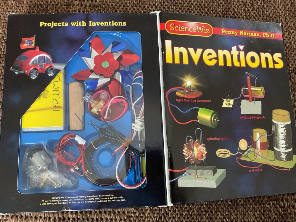 Science Wiz Inventions Kit Ages 8+ Build Explore many project See Box Pic