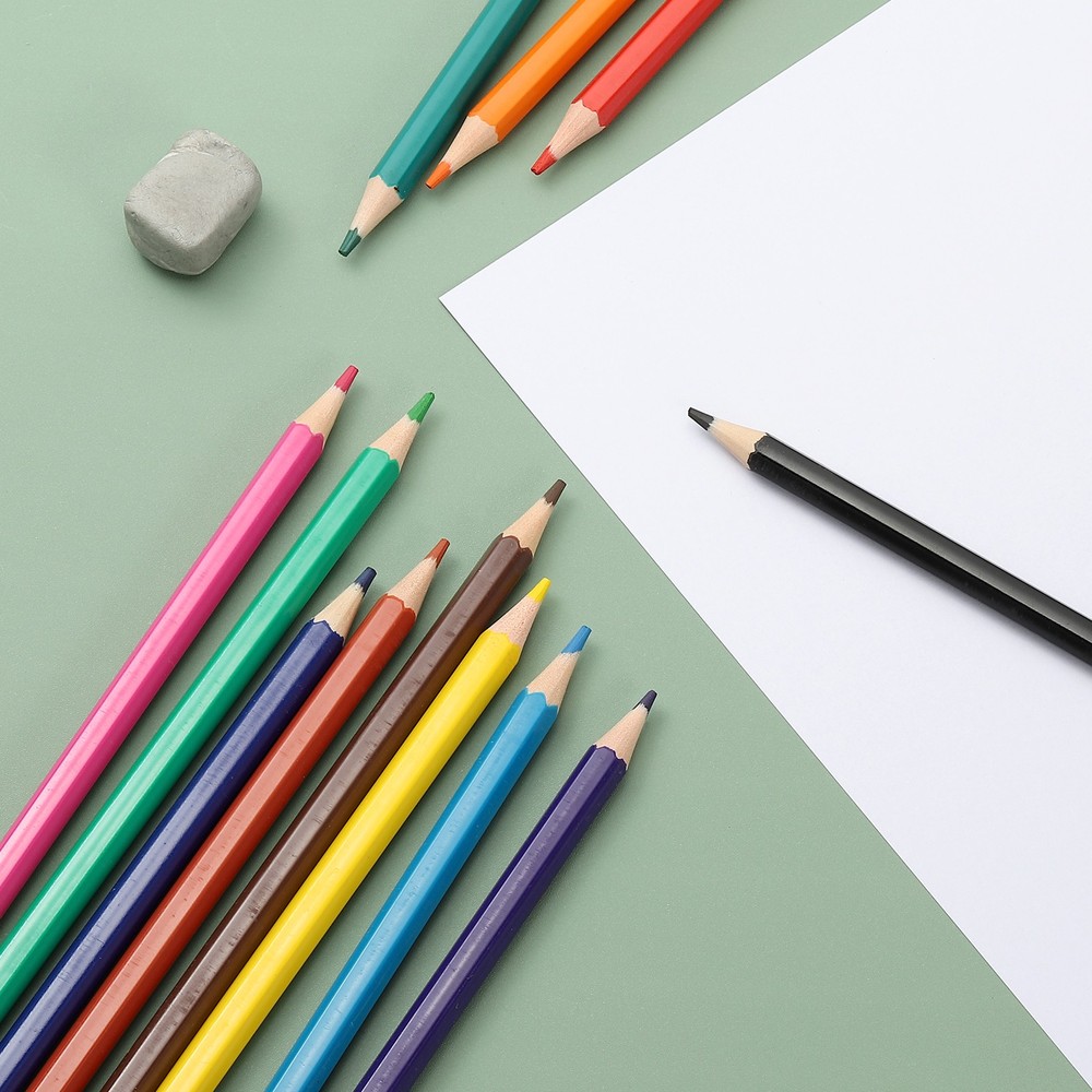 36 Colors Colored Pencils Set, Erasable Color Pencils
