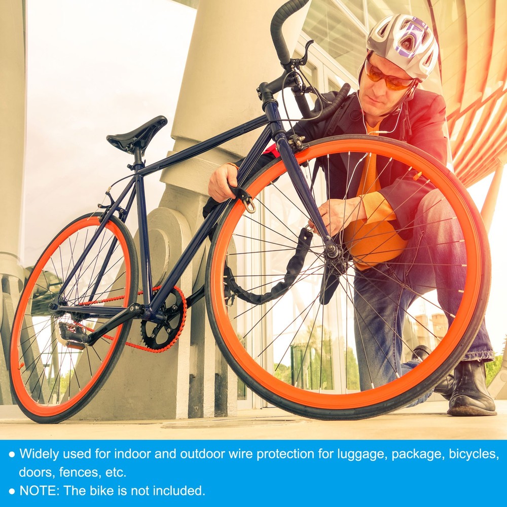 6.6Ft*45mm Polyester Rope Protector Cable Cover Rope Protective Sleeve Black