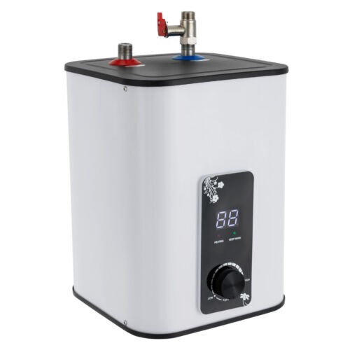 8L/ 1.76gal Electric Mini Tank Water Heater Instant Hot Water 1500W Rectangle